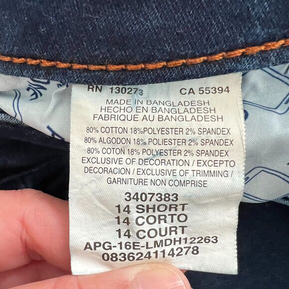 Lee Modern Series "Curvy Fit” Bootcut Blue Jeans 14s - Picture 3 of 6